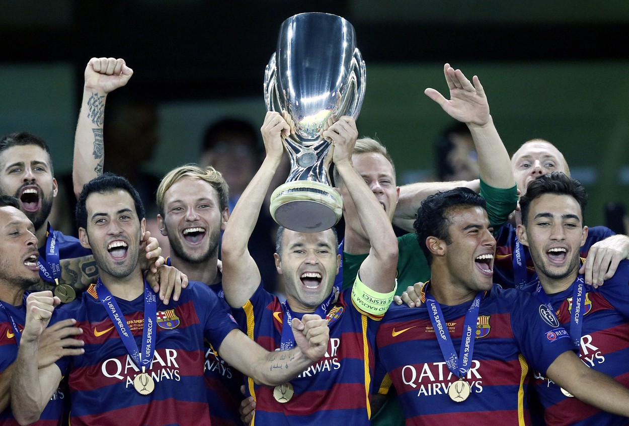 Sevilla obrat nedokonala a Superpohár patří Barceloně. Nevídanou přestřelku rozhodl Pedro