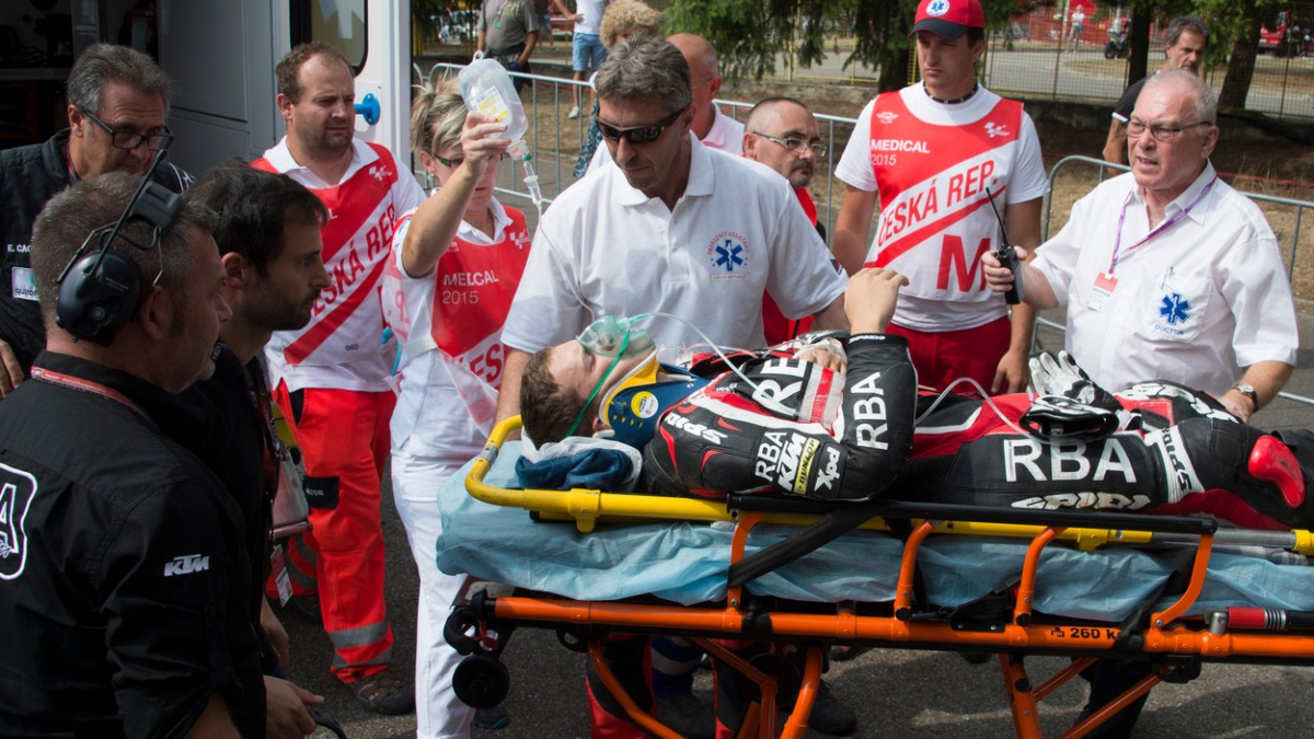 Rodrigo vyvázl z nehody v Brně bez zranění a za kolizi se omluvil soupeřům