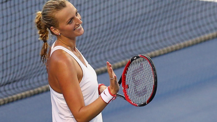 Kvitová napodobila Šafářovou a v New Havenu postoupila do semifinále