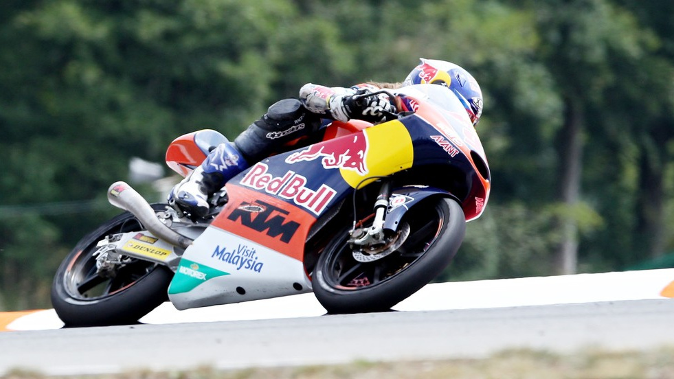 Skvělý Hanika odstartuje do GP Británie z první řady