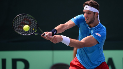 Světová skupina Davisova poháru je zachráněna. Třetí bod přidal Veselý