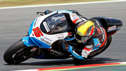 Dva týdny po nehodě v Japonsku se Alex de Angelis vrací domů