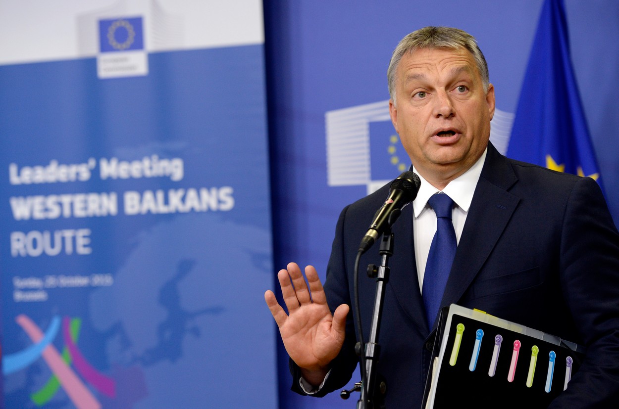 Maďarská populace klesá, ale vnucené migranty nechceme, prohlásil Orbán