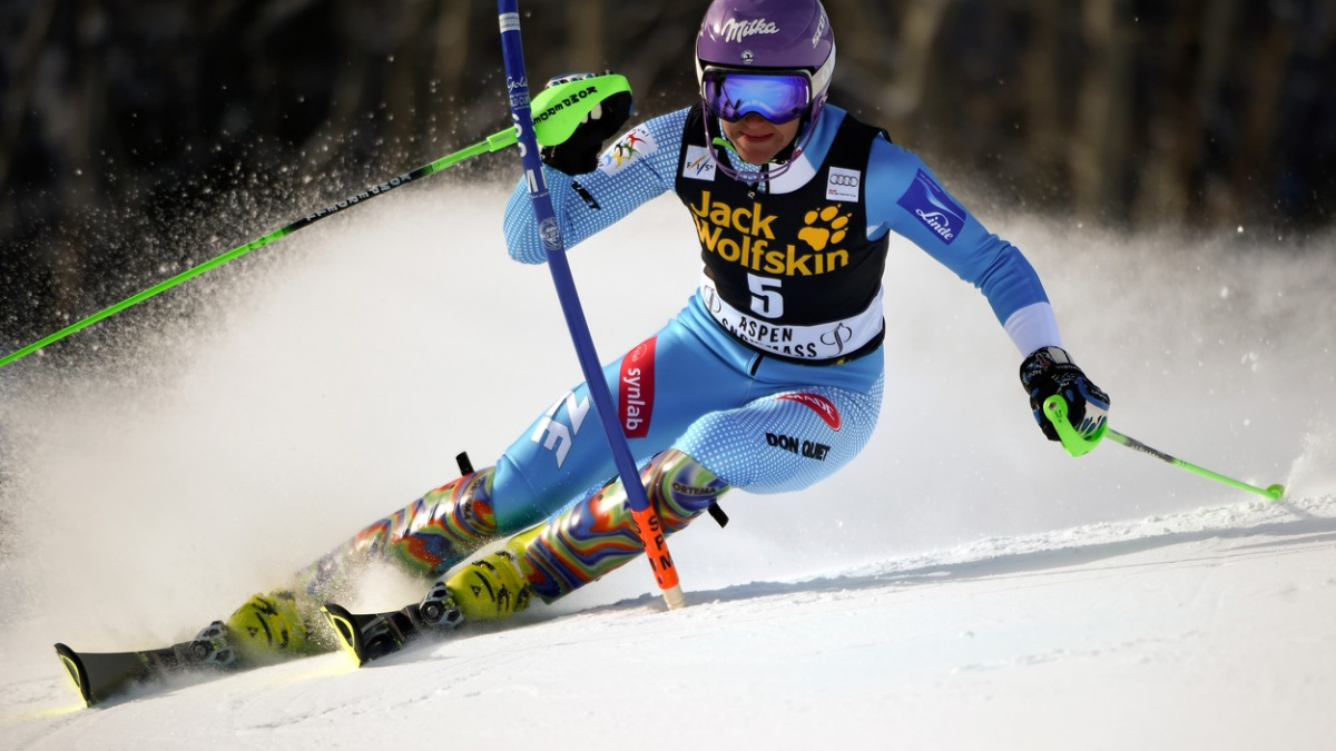 Výborně! Strachová dojela v Aspenu třetí