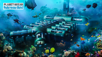 Dovolená budoucnosti? V hotelu 'dvacet tisíc mil pod mořem'