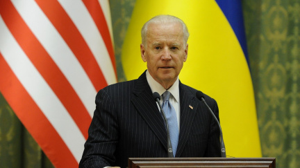 Anexi Krymu nikdy neuznáme, slíbil Ukrajincům americký viceprezident