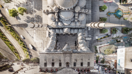 Jako z filmu Počátek: Turecký fotograf si vzal na pomoc drony