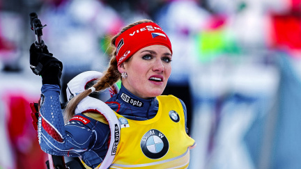 Soukalová si v Canmore dojela pro bronz a stále vládne Světovému poháru