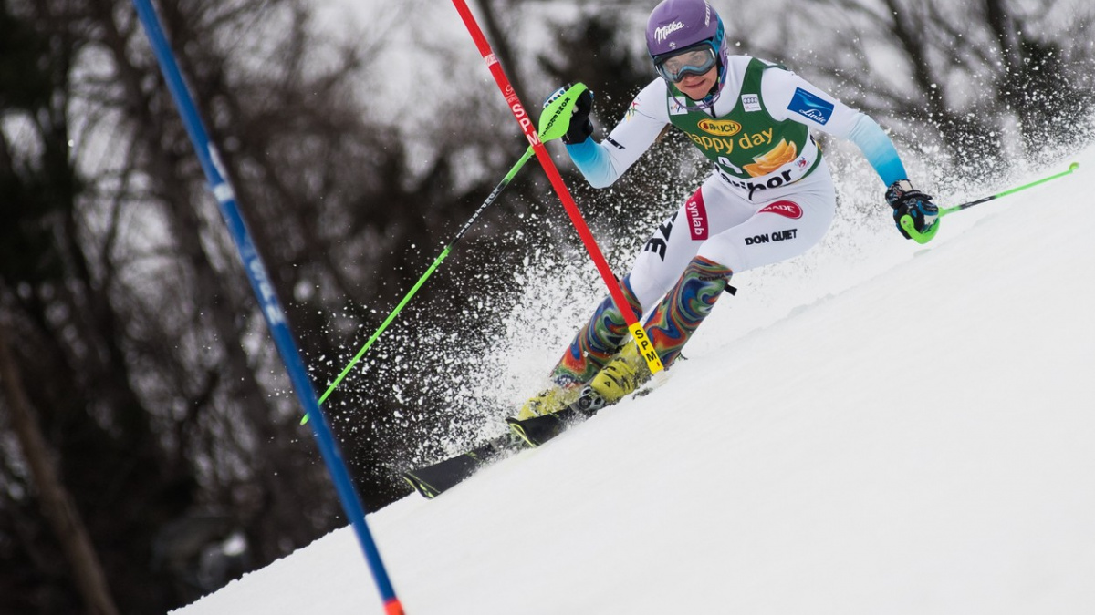 Strachová skončila v Crans Montaně sedmá, Shiffrinová prožila vítězný návrat