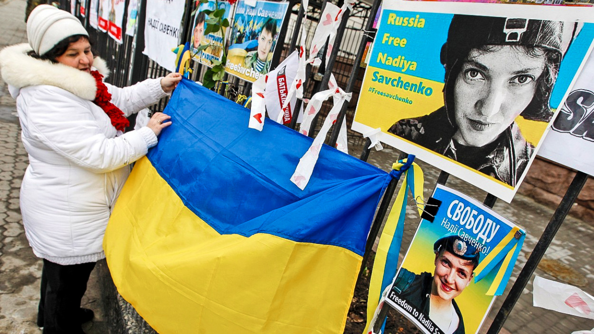 Princeznu za půl království: Rusové draží odsouzenou ukrajinskou pilotku