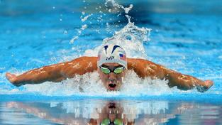Michael Phelps se výhrou na 200 metrů motýlek nominoval na svou pátou olympiádu
