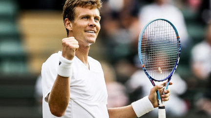 Aktualizováno: Podruhé v kariéře! Drtivý úder poslal Berdycha do semifinále Wimbledonu