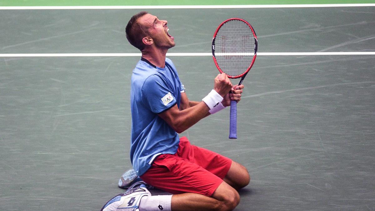 Česko hraje v Davis Cupu s Francií 1:1. Rosol překvapil, Veselý ztratil