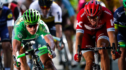 Sagy v tvrdé bitvě ve finiši ukořistil další vítězství. Rozhodovaly milimetry!