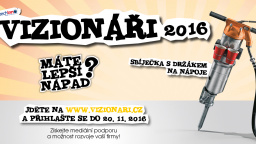 Šestý ročník prestižního projektu Vizionáři 2016  ocení nové tvůrce inovací v ČR už za měsíc