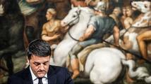 Italský premiér si s pláčem balí kufry. Vratký domek z karet se zbortil