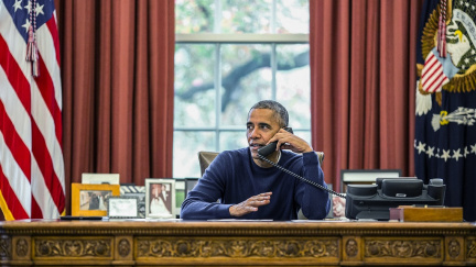 Jak vypadají prezidentské telefonáty: Nazdar Baracku, jak ti dupou králíci?