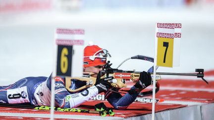 Koukalová byla ve stíhačce osmá, Krčmář desátý. Moravec zlomil zbraň