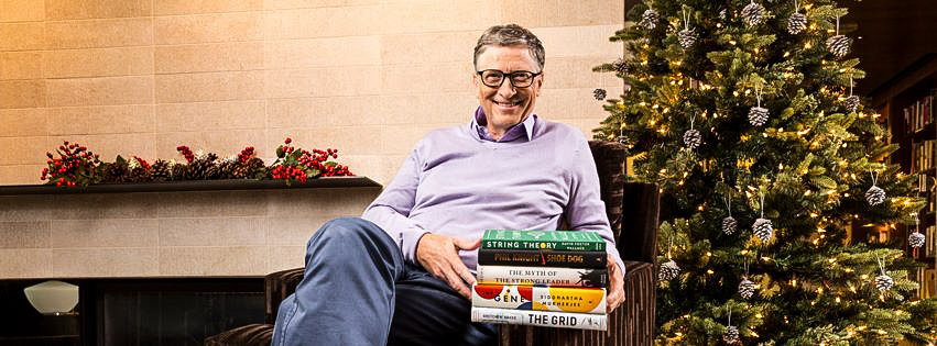 Čtenářské tipy od miliardáře: Nejlepší knihy roku podle Billa Gatese