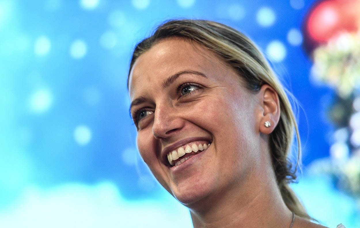 Jsem bez stehů a ruka se hojí dobře, s radostí hlásí Kvitová