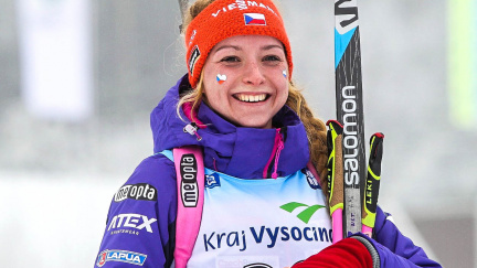 Davidová je juniorskou mistryní Evropy! Česká biatlonistka ovládla sprint