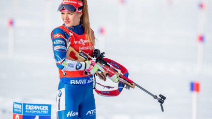 Překvapená Koukalová získala třetí medaili na MS. Tentokrát stříbro