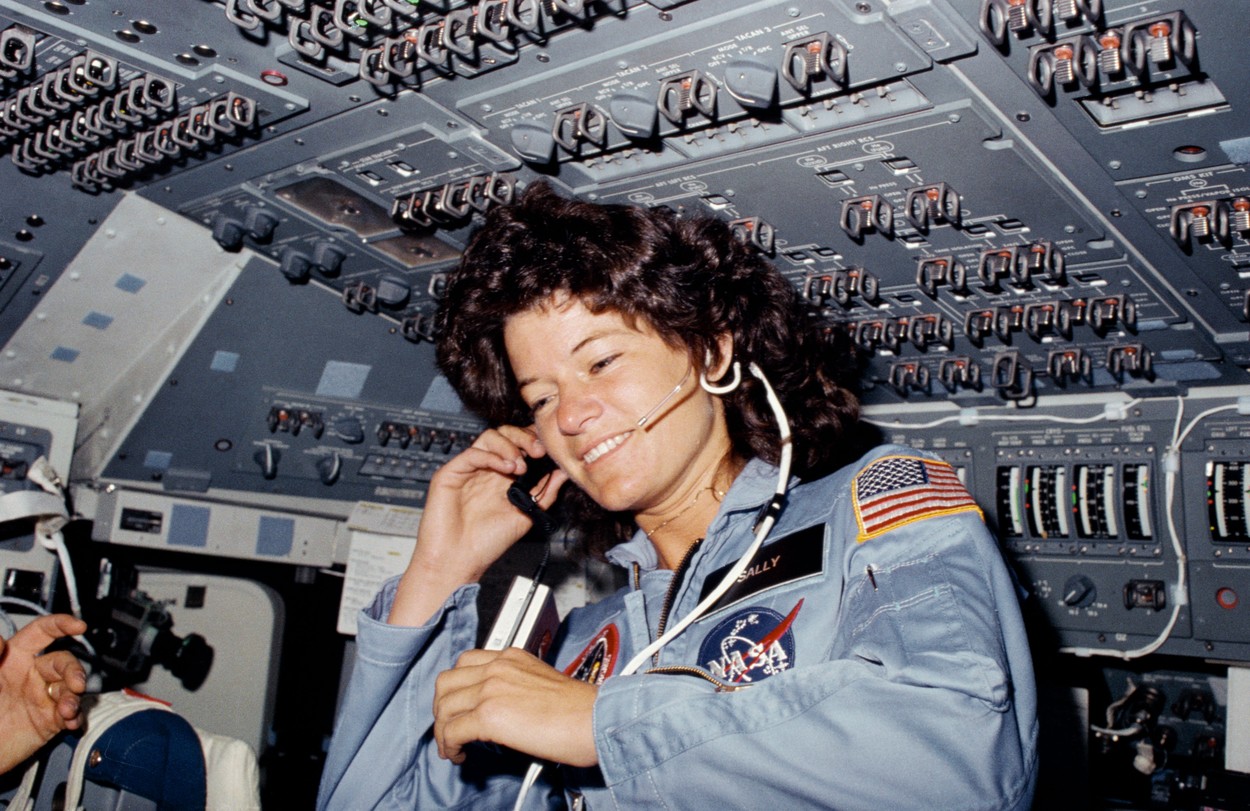 Neokázalá hvězda Sally Rideová, první americká astronautka