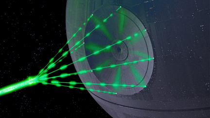 Hvězda smrti inspiruje vědce při tvorbě laserů budoucnosti