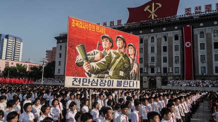 Jako na prvního máje: Severokorejci demonstrovali podporu vůdci