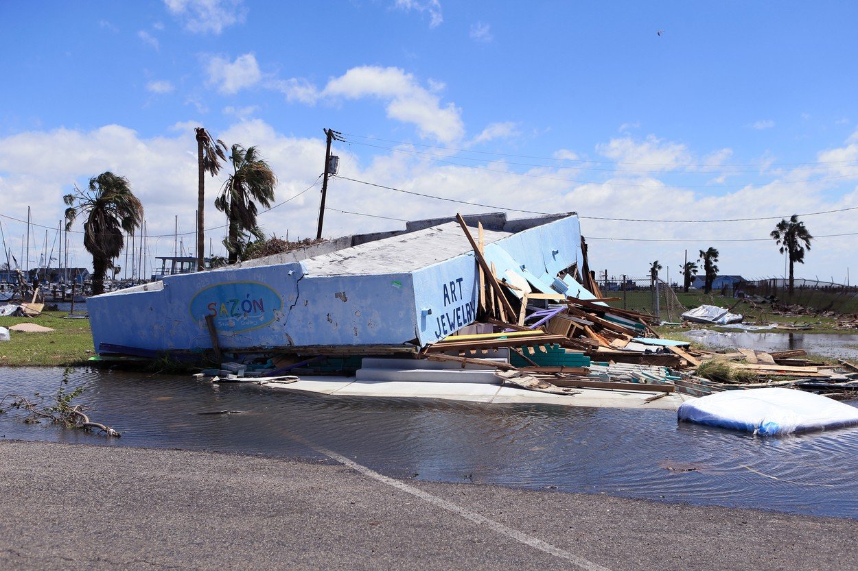 Následky hurikánu Harvey v Texasu