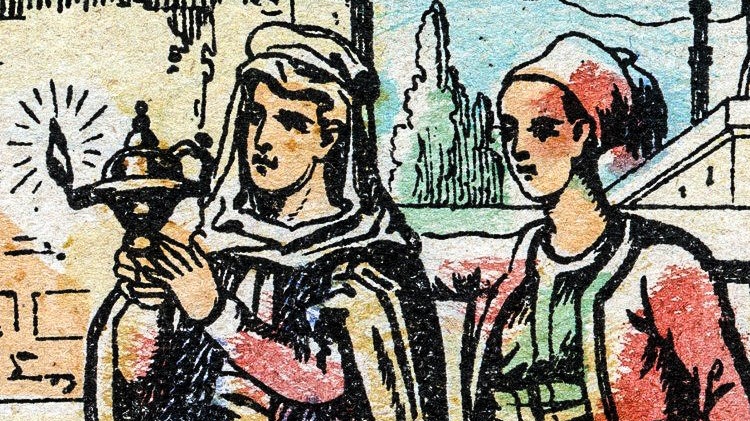 Aládina a Alí Babu si do Tisíce a jedné noci přimyslel Francouz