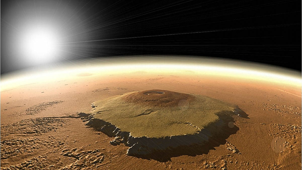 Obří sopky i komíny života: Geologie Marsu ukazuje planetu, která mohla hostit život