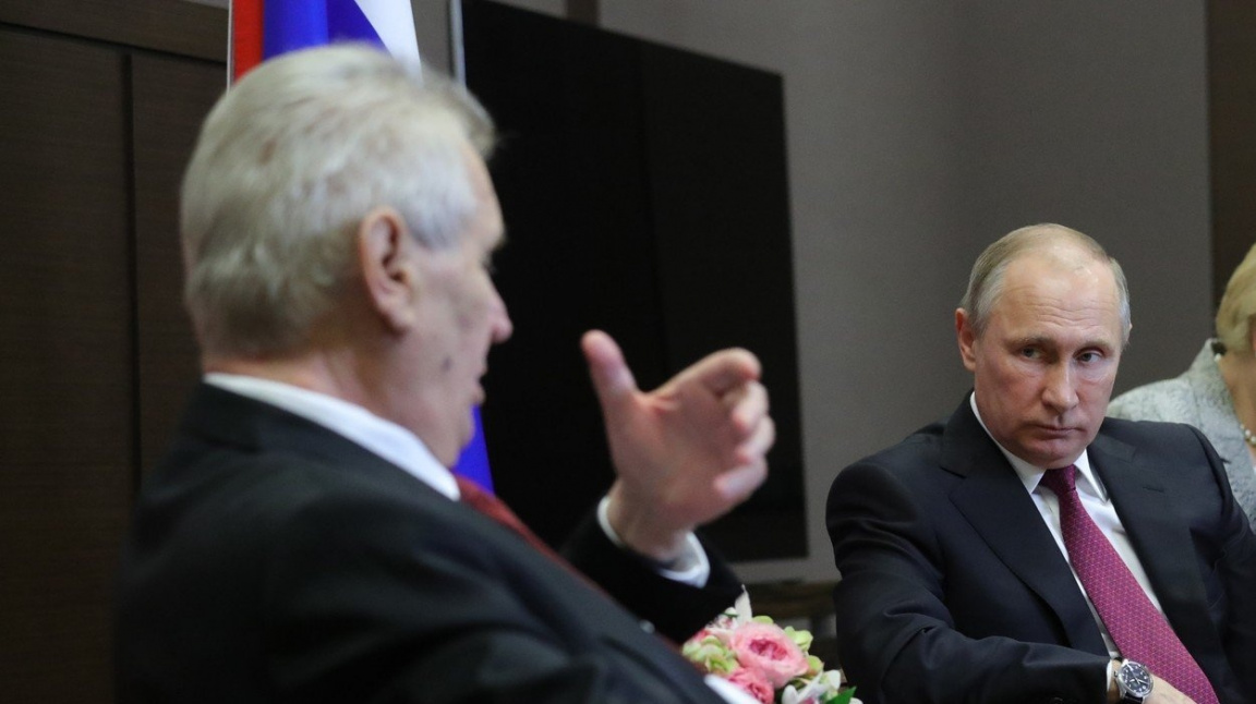 Putin jednal se Zemanem, chválil česko-ruskou spolupráci