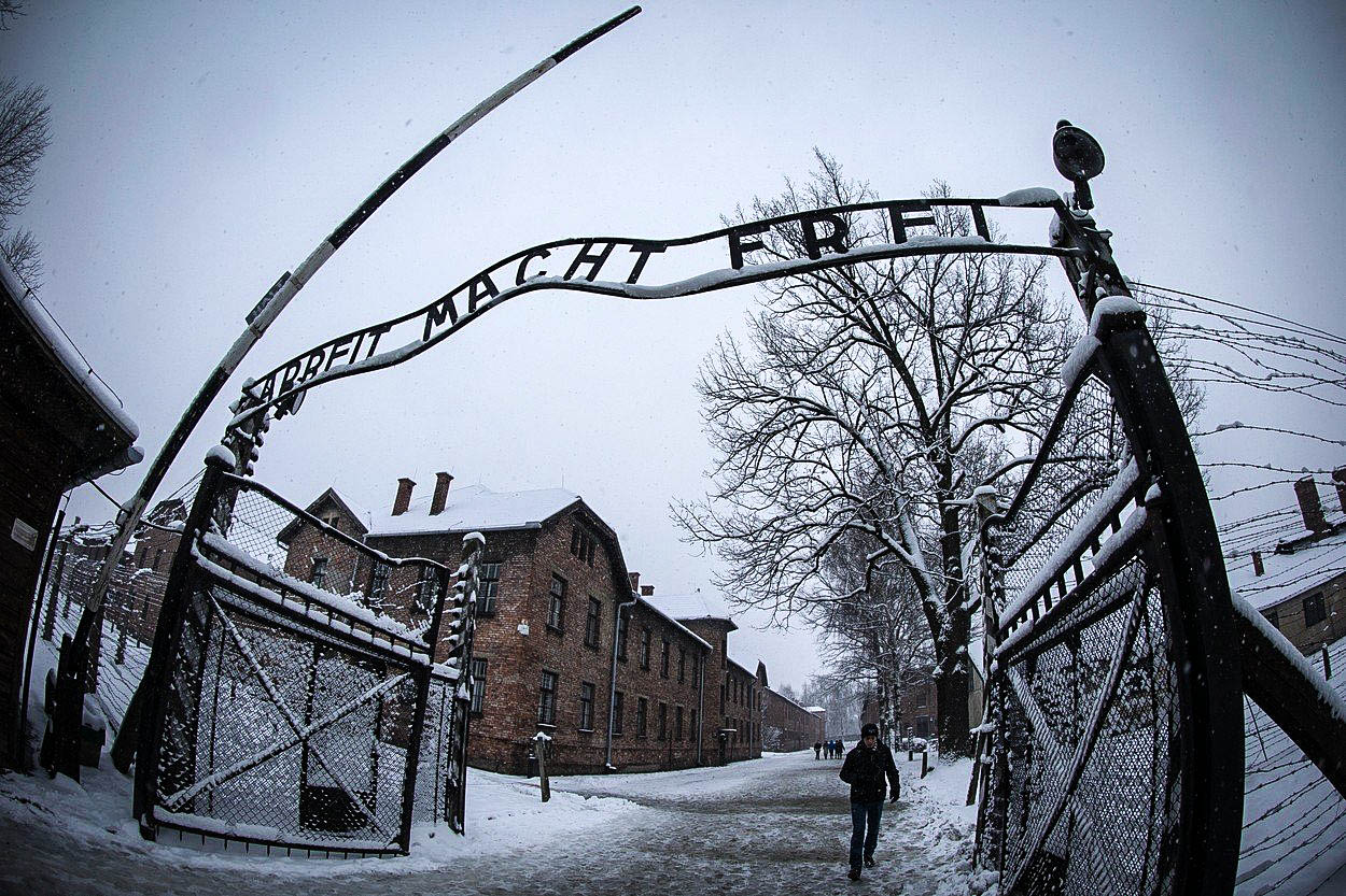 'Arbeit macht frei' není polská věta