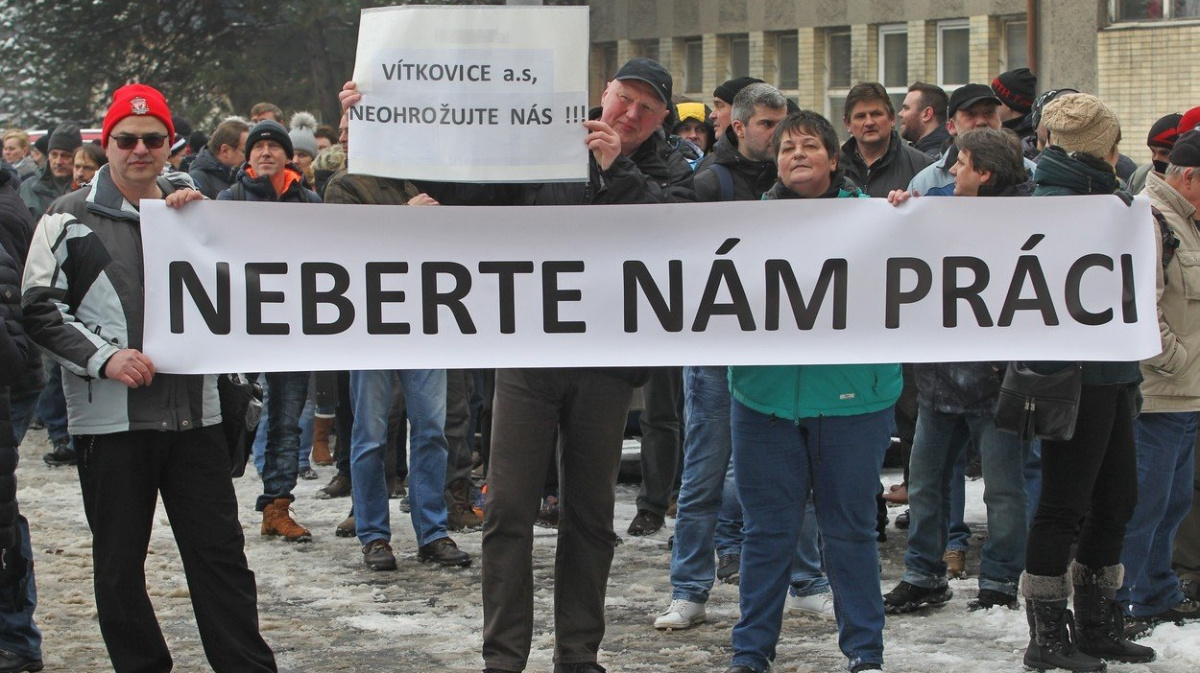 Potíže ve Vítkovicích: Zaměstnanci strojíren jsou bez peněz