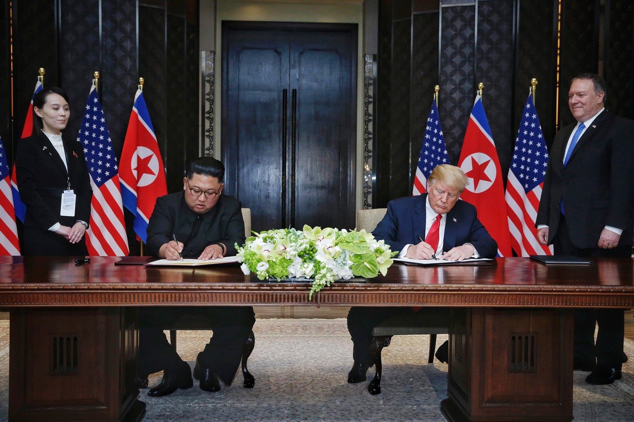 Setkání Donalda Trumpa a Kim Čong-una