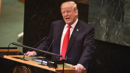 Chvála KLDR, zato Írán patří do izolace, vyzýval v OSN vysmívaný Trump