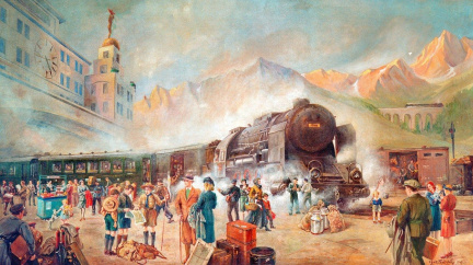 Luxusní vlak, v němž se vraždilo i hodovalo