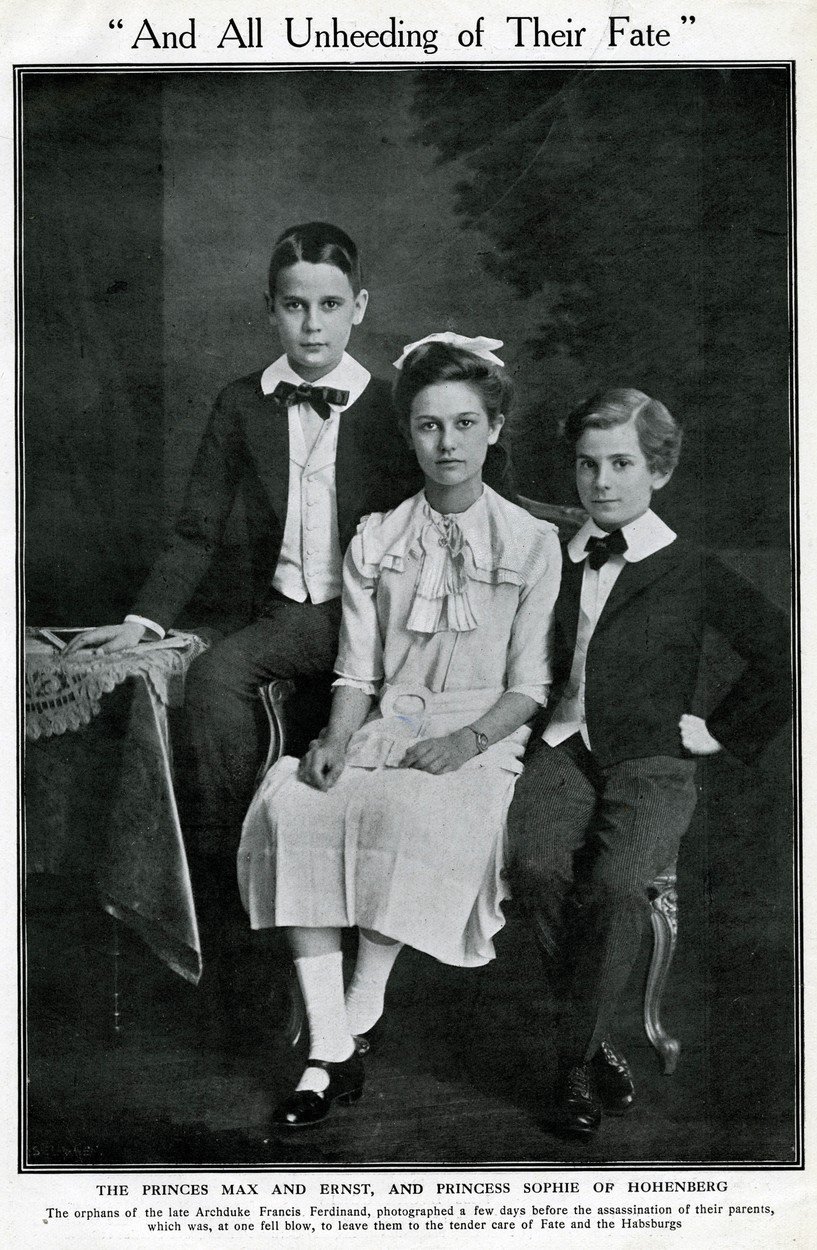 Děti Františka Ferdinanda d'Este a Žofie Chotkové