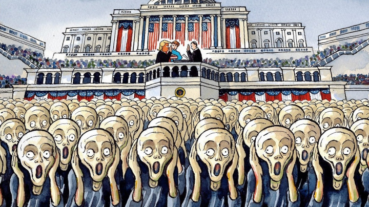 Vzteklý dav si vykřičel konec politických karikatur