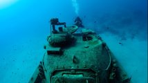 Tank pod vodou