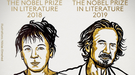 Nobelovu cenu za literaturu obdržela Olga Tokarczuková a Peter Handke