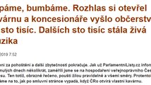 Parlamentní listy vs. Český rozhlas