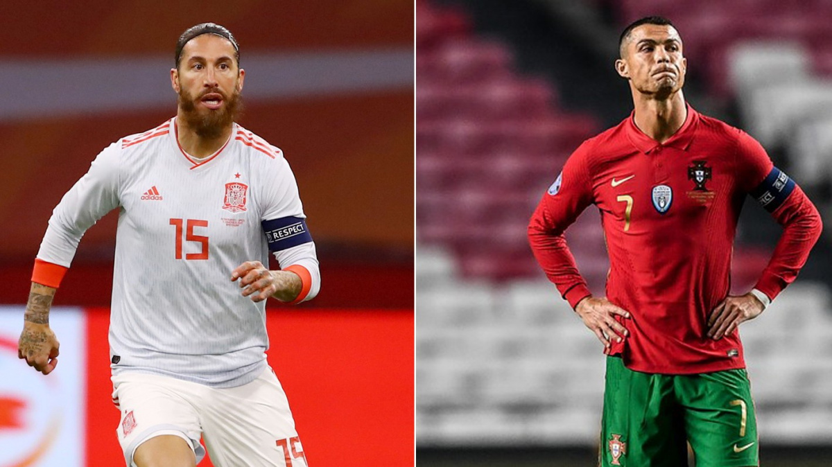Ramos a Ronaldo mají na dosah rekordy v počtu reprezentačních startů a gólů