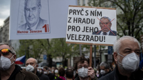 demonstrace proti Zemanovi