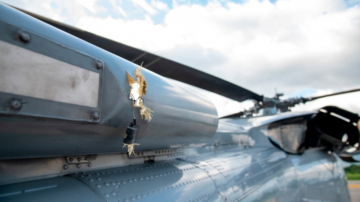 Sedmnáct milionů za informaci o útoku na prezidentský vrtulník v Kolumbii