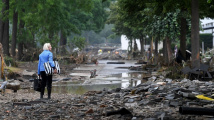 Katastrofální záplavy v Německu a Belgii