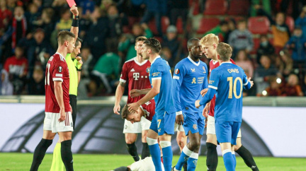 Evropské poháry: Sparta porazila Rangers, Slavia a Jablonec v Nizozemsku prohrály