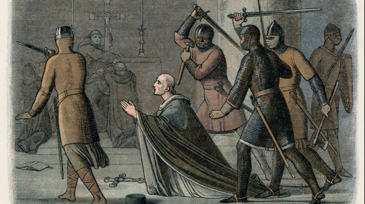 Snaživí rytíři rozdupali arcibiskupův mozek po podlaze katedrály