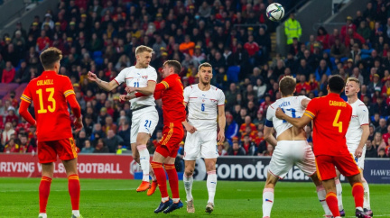 Čeští fotbalisté remizovali ve Walesu 1:1, bude se rozhodovat o budoucnosti Šilhavého